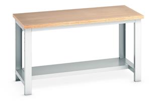 Bott MPX Top Workbench with Half Shelf - 1500Wx750Dx840mmH Benches with Half Depth Shelf 41003085 